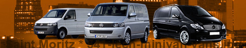 Private transfer from Saint Moritz to Lech with Minivan
