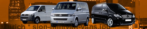 Private transfer from Zurich to Sion with Minivan