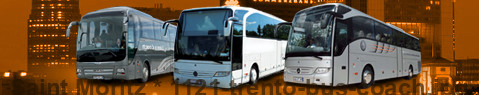 Privat Transfer von St. Moritz nach Trento mit Reisebus (Reisecar)