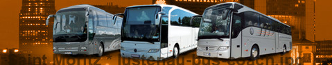 Privat Transfer von St. Moritz nach Lustenau mit Reisebus (Reisecar)