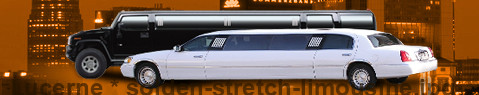 Transfert privé de Lucerne à Sölden avec Stretch Limousine