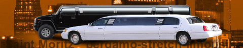 Private transfer from Saint Moritz to Bergamo with Stretch Limousine (Limo)
