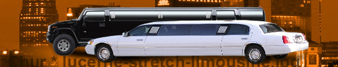 Transfert privé de Coire à Lucerne avec Stretch Limousine
