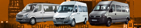 Private transfer from Zurich to Chur with Minibus