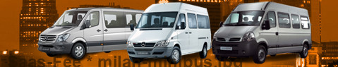 Private transfer from Saas-Fee to Milan with Minibus