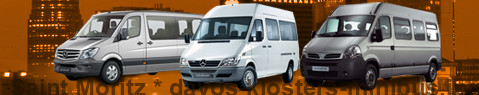 Transfert privé de Saint-Maurice à Davos avec Minibus